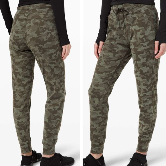 Lululemon 29” Ready to Rulu Jogger Heritage Camo Dark Olive Green Twill Size 2 - Picture 1 of 10